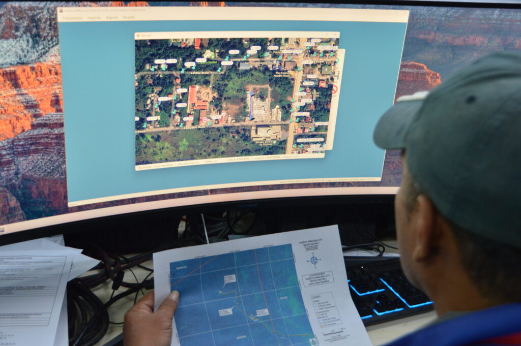 ABACUS utilizes the GIS-based mapping for updating and accurate location.